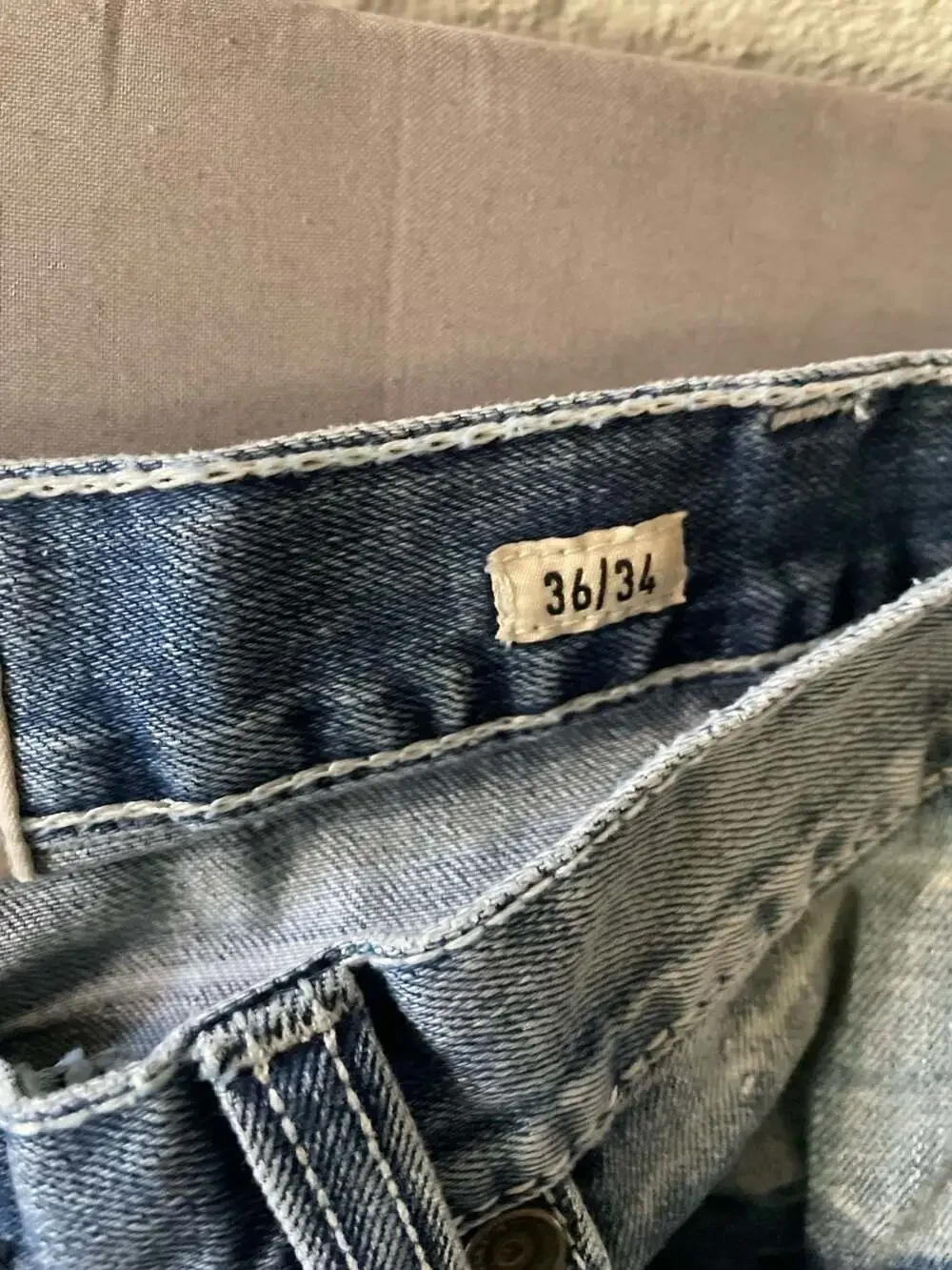 Ariat M2 Traditional Relaxed Boot Cut Jeans Light Wash Size 36x34